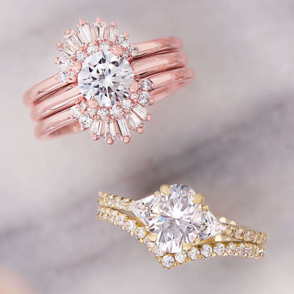 Custom wedding rings